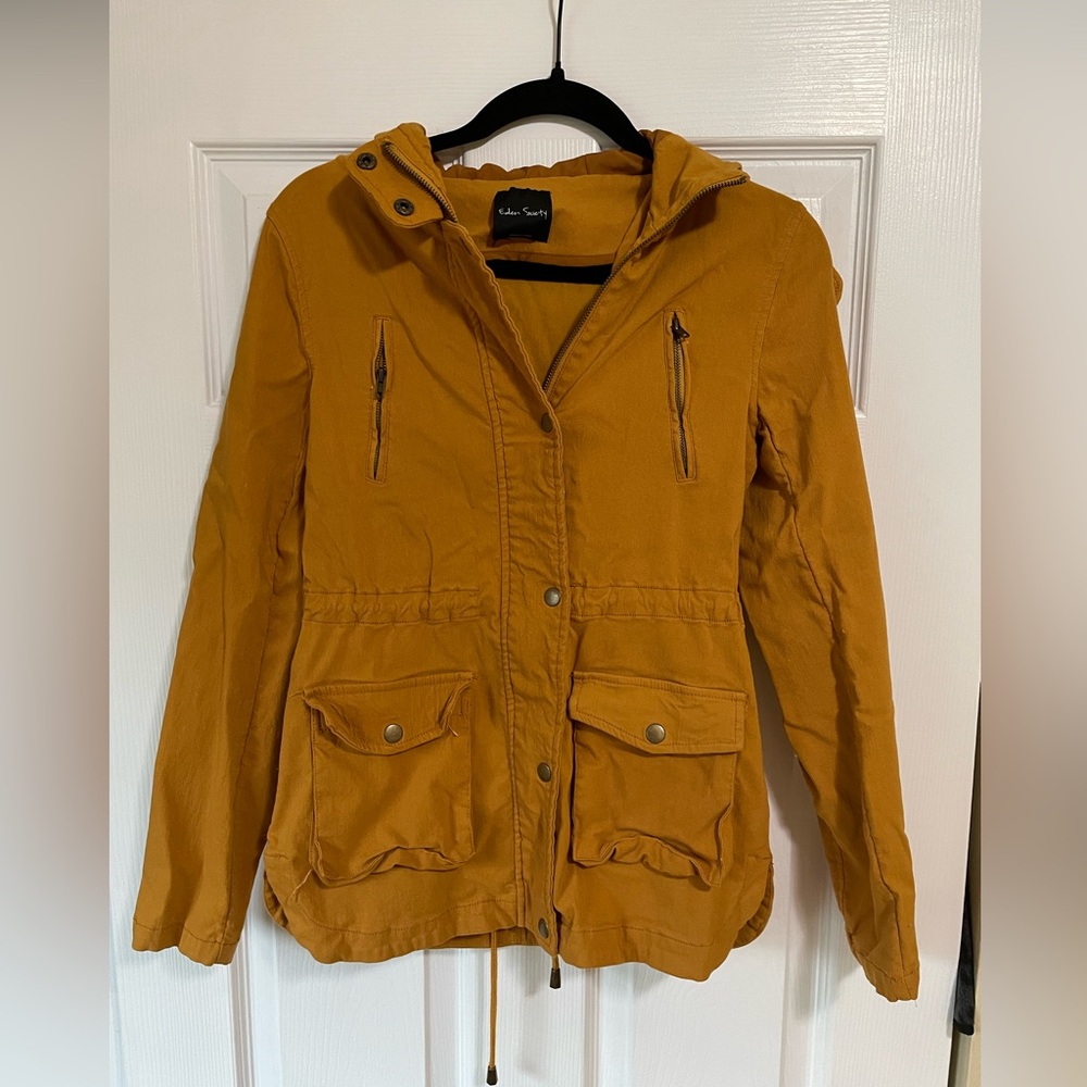 Eden Society Yellow Cargo Jacket